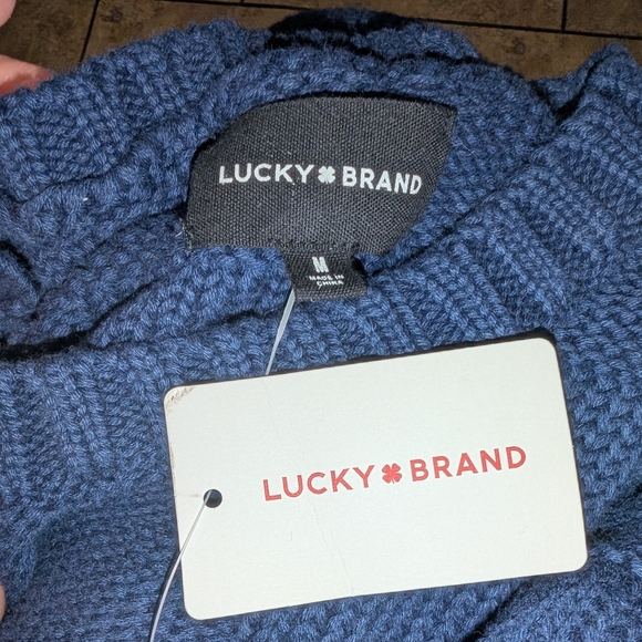 Lucky Brand Sweater Men's Medium NWTS - Picture 6 of 9